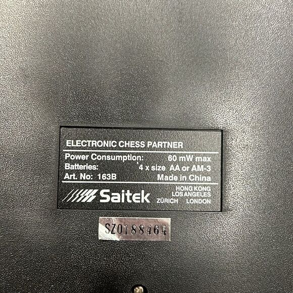 VTG 1990 Kasparov Electronic Chess Partner Model 0691 CIB Excellent condition - Picture 9 of 10